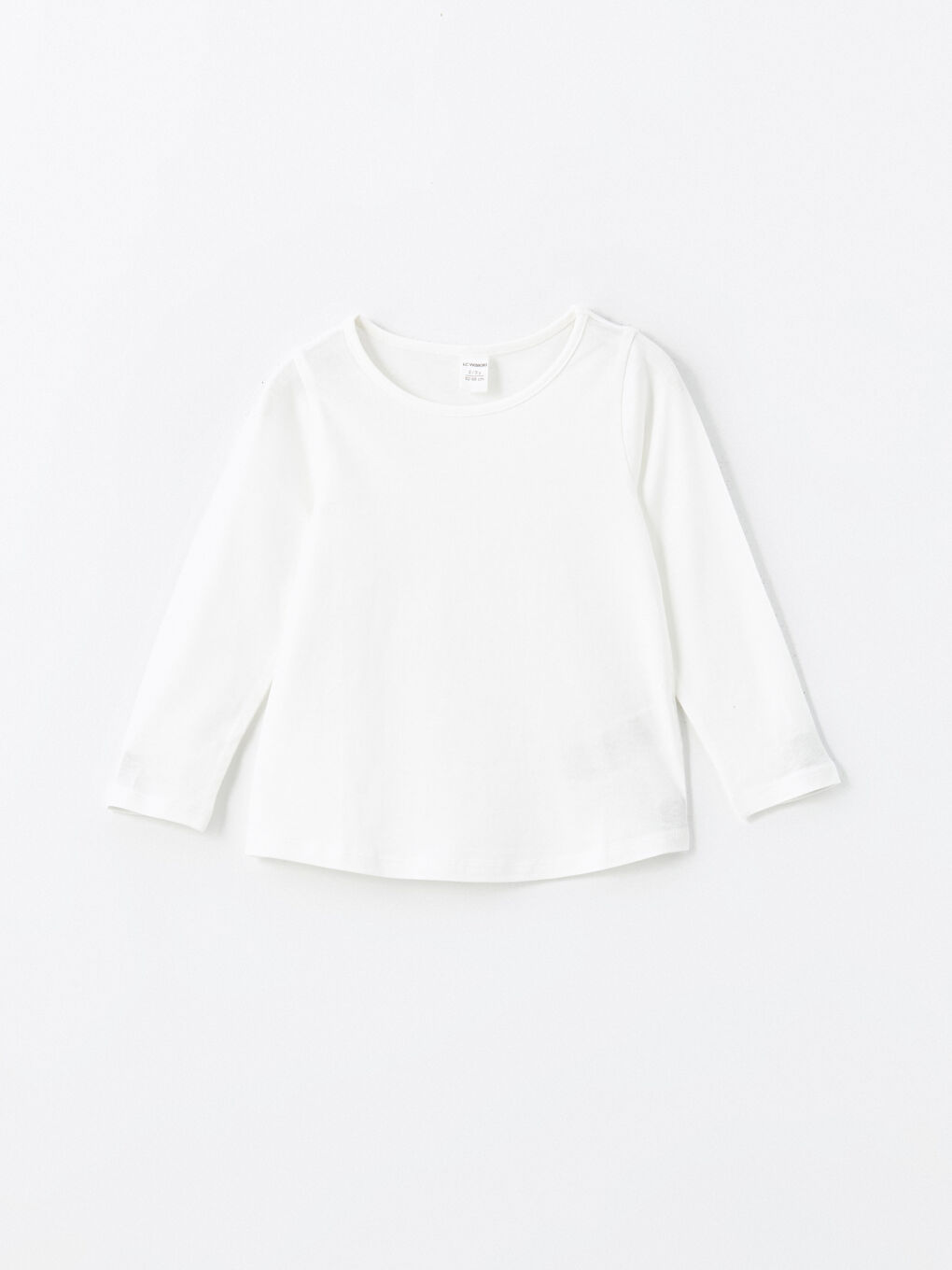 Crew Neck Basic Girls' T-Shirt -S54139Z1-R9J
