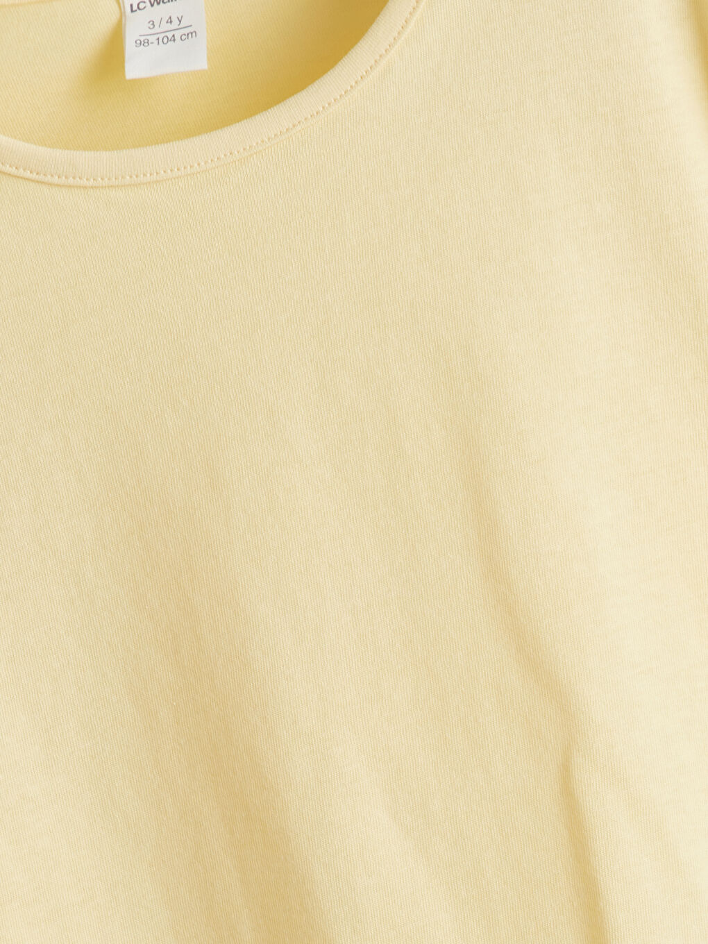 Crew Neck Basic Girls' T-Shirt -S54140Z1-FQJ