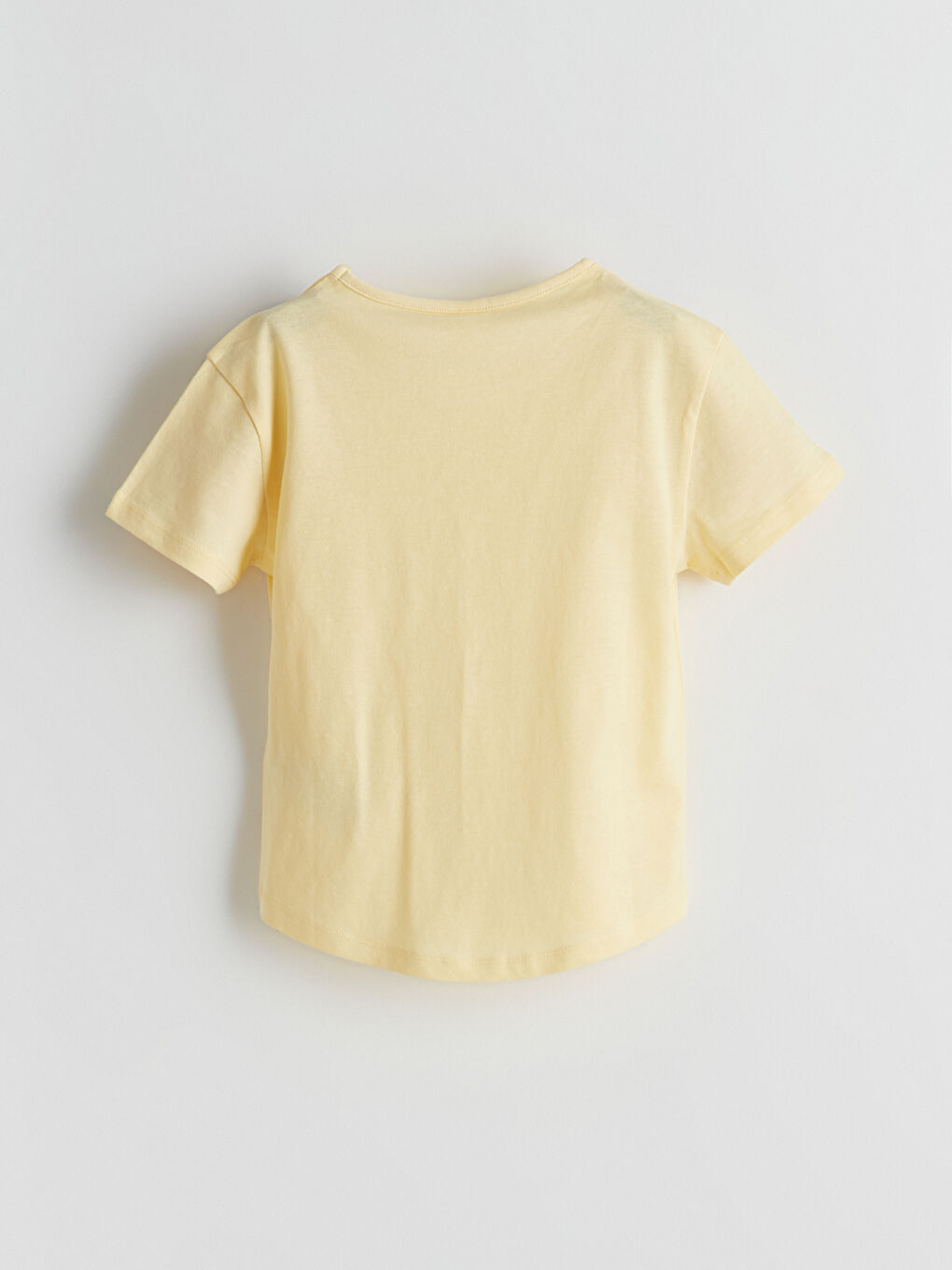 Crew Neck Basic Girls' T-Shirt -S54140Z1-FQJ