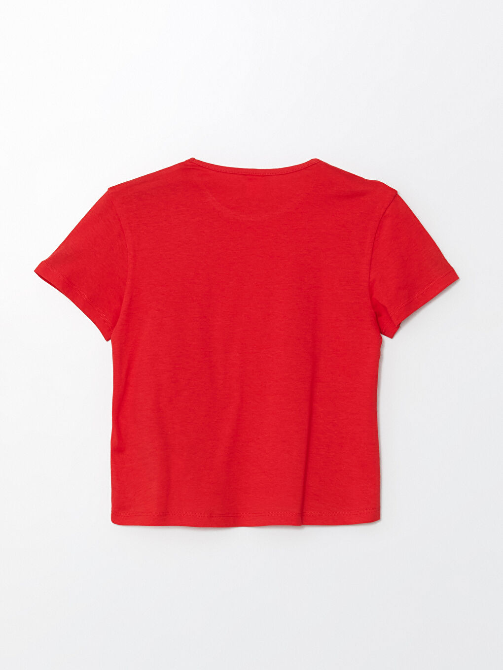 Crew Neck Basic Girls' T-Shirt -S54140Z1-GXV