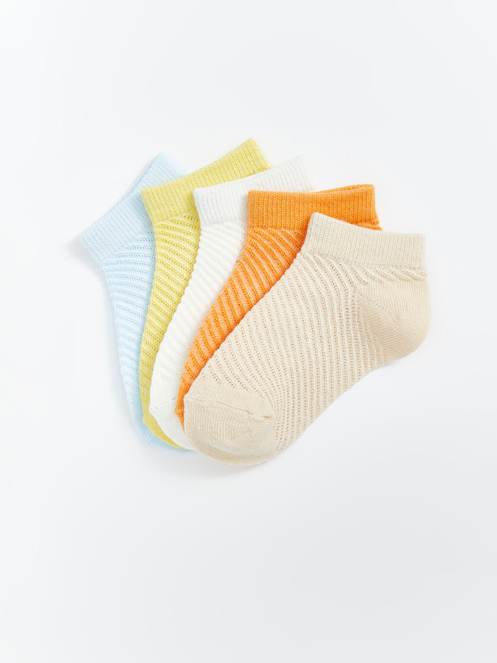 Patterned Baby Boys Trainer Socks 5 Pack -S54143Z1-FPT