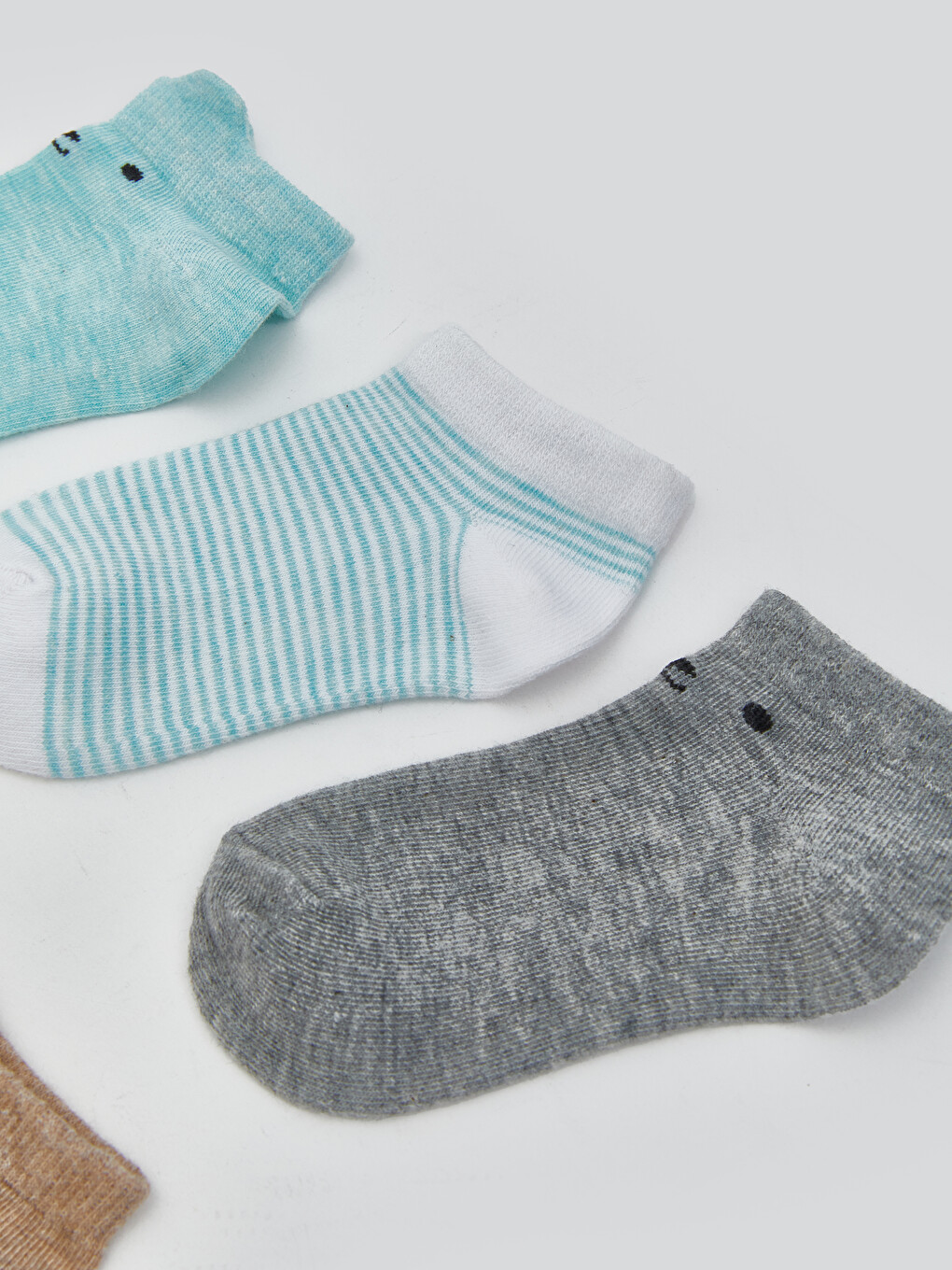 Chaussettes D'entraînement Imprimées Pour Garçons Bébé - Lot De 5 Pièces-2