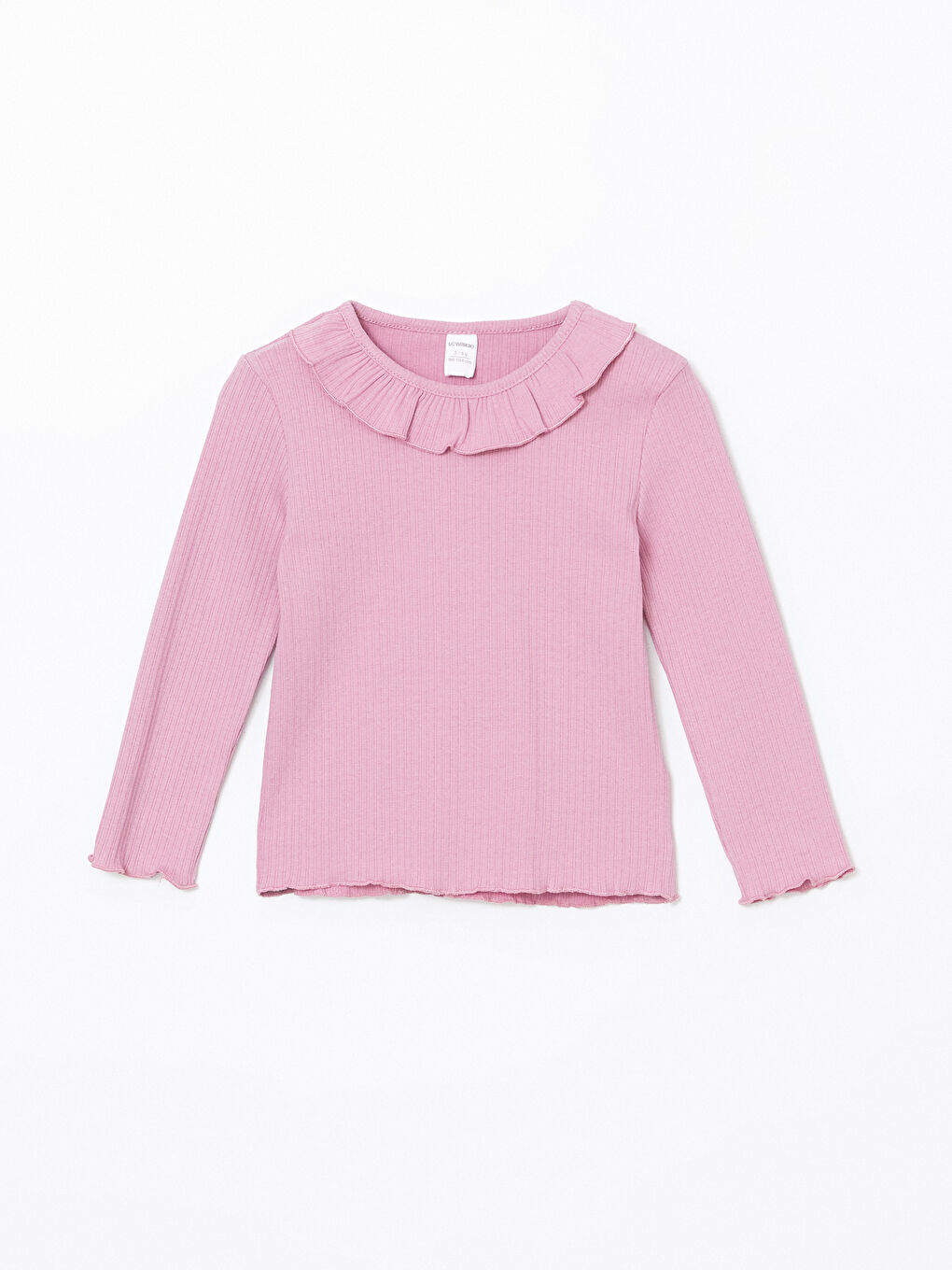 Crew Neck Basic Girls' T-Shirt -S54155Z1-GEA