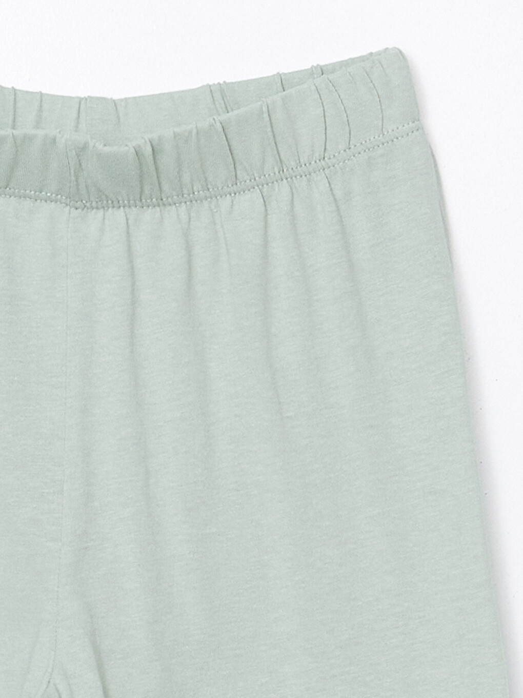 Yeşil Beli Lastikli Erkek Çocuk Pijama Altı-2