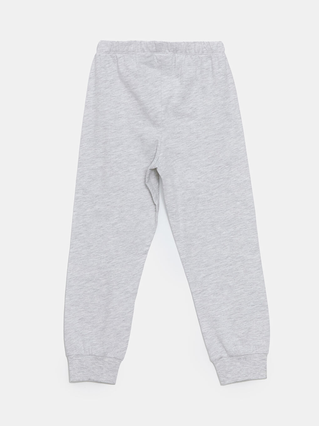 Gri Beli Lastikli Winnie the Pooh Baskılı Erkek Bebek Pijama Alt-1