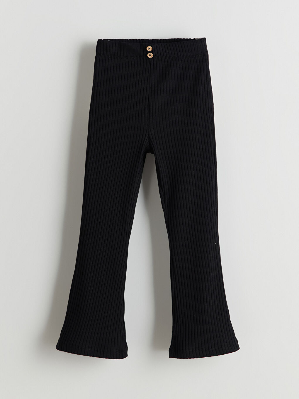 Elasticated Waist Flared Leg Girls' Leggings -S54172Z1-CVL
