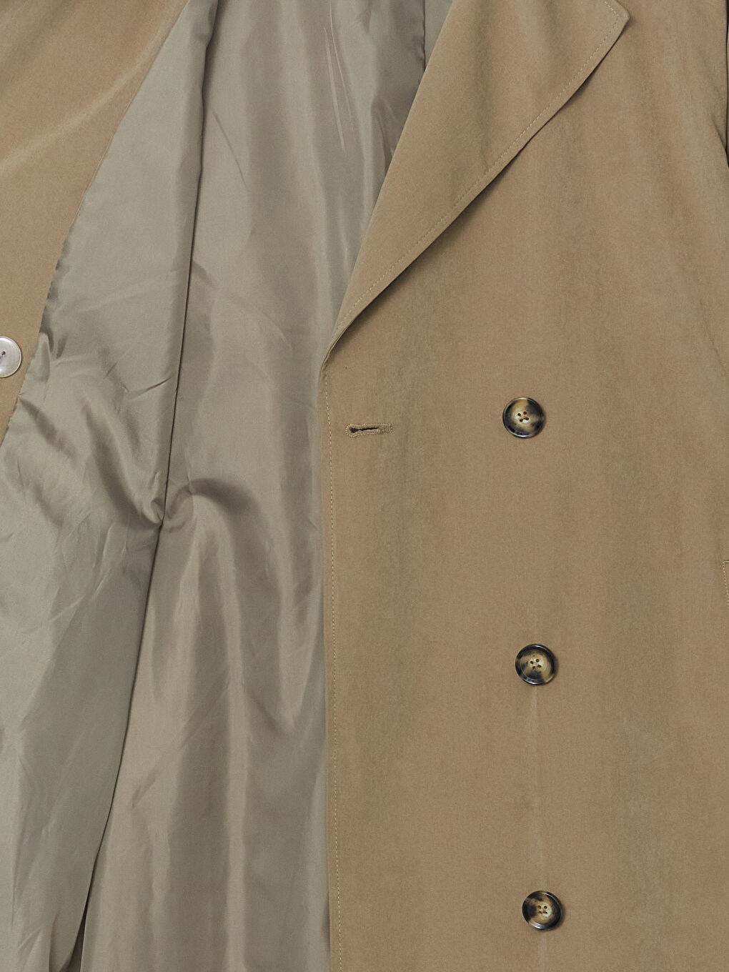 Women's Jacket Collar Plain Trench Coat -S54187Z8-Y7X