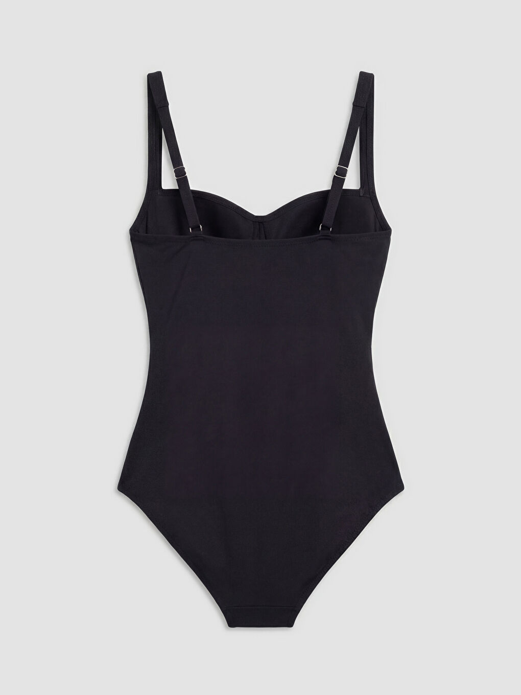 Купальник Женский С Прошитой Подушечкой И Деталью Со Сборками-1