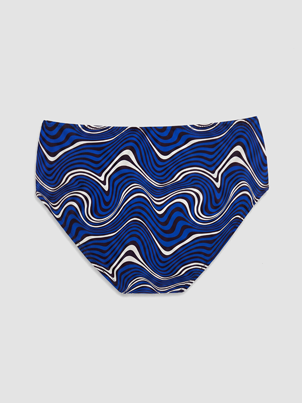 Mavi Desenli Kadın Bikini Alt-1