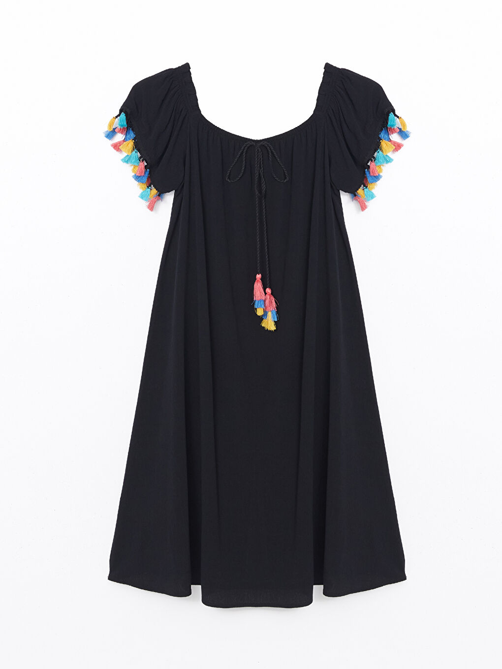 فستان شاطئ أسود امرأة -S54238Z8-CVL
