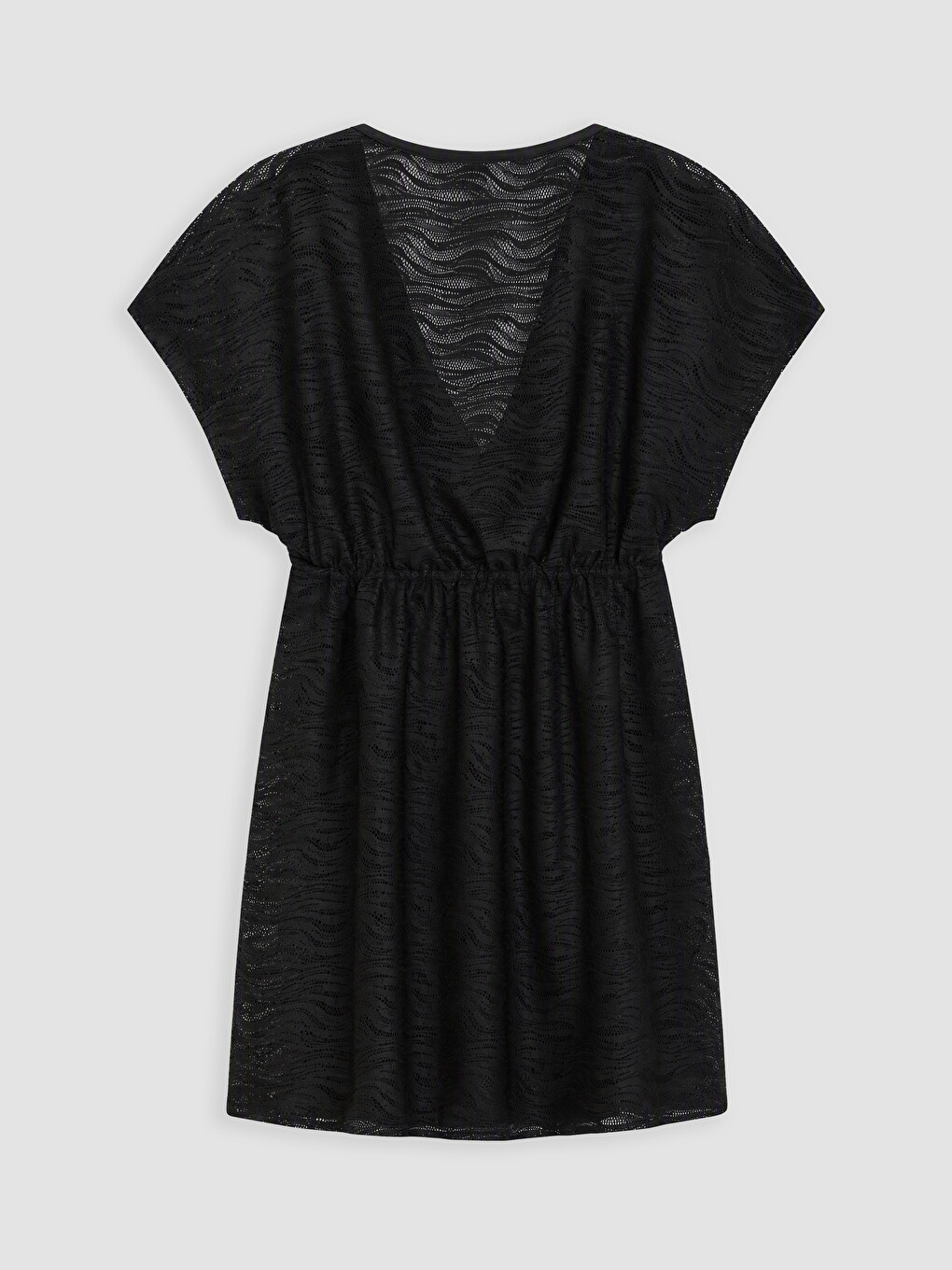 Double Breasted Lace Women's Beach Dress-2