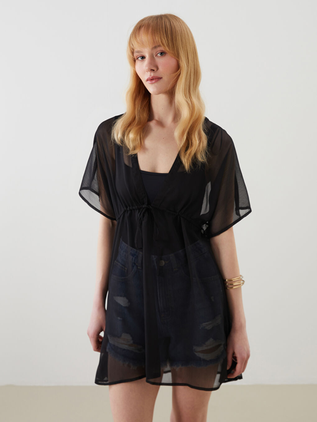 Woman BLACK Beach Dress -S54245Z8-CVL