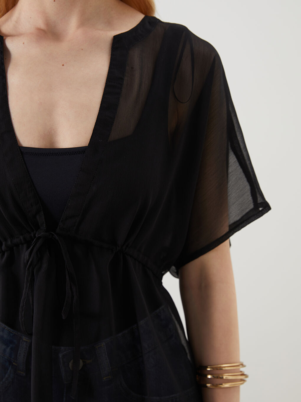 Woman BLACK Beach Dress -S54245Z8-CVL
