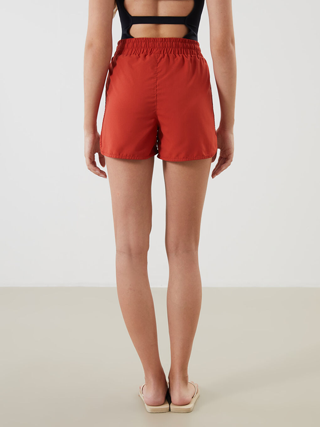 LCW DREAM Elasticated Waist Women's Swimming Shorts -S54247Z8-GXS