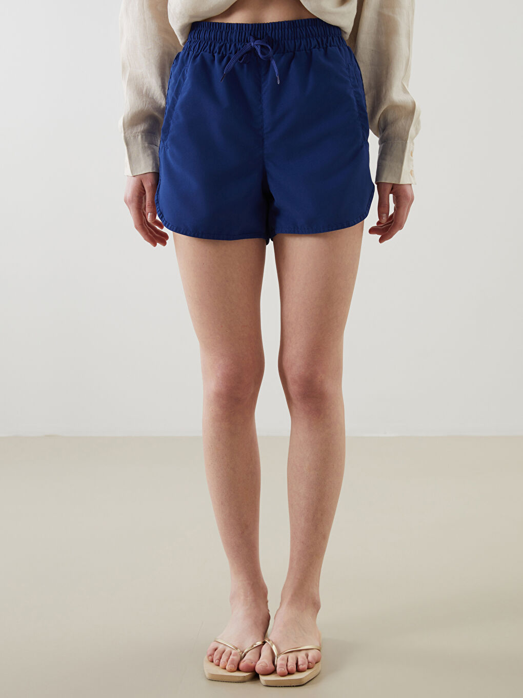 Women's Elastic Waist Sea Shorts -S54247Z8-HKF