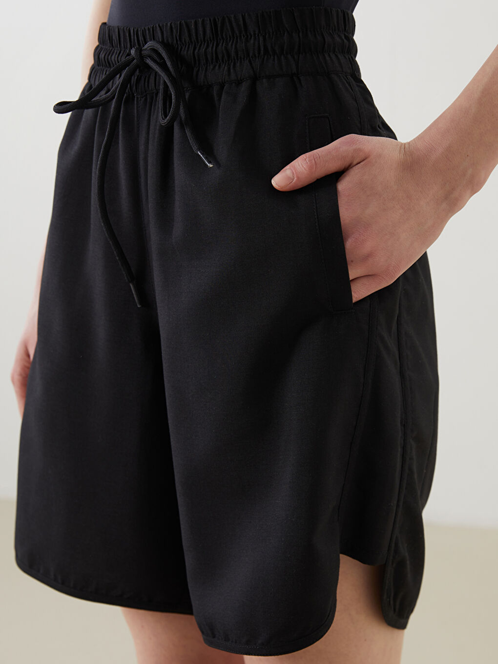 Women's Elastic Waist Sea Shorts -S54248Z8-CVL