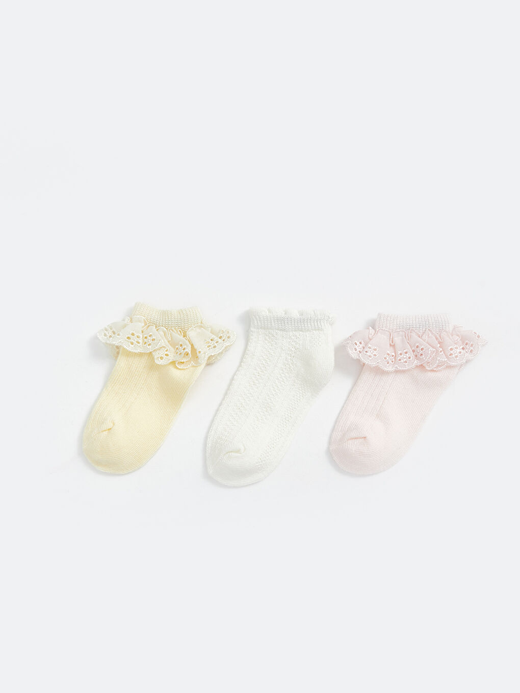 Basic Baby Girl Booties Socks 3 Pieces -S54252Z1-JY3