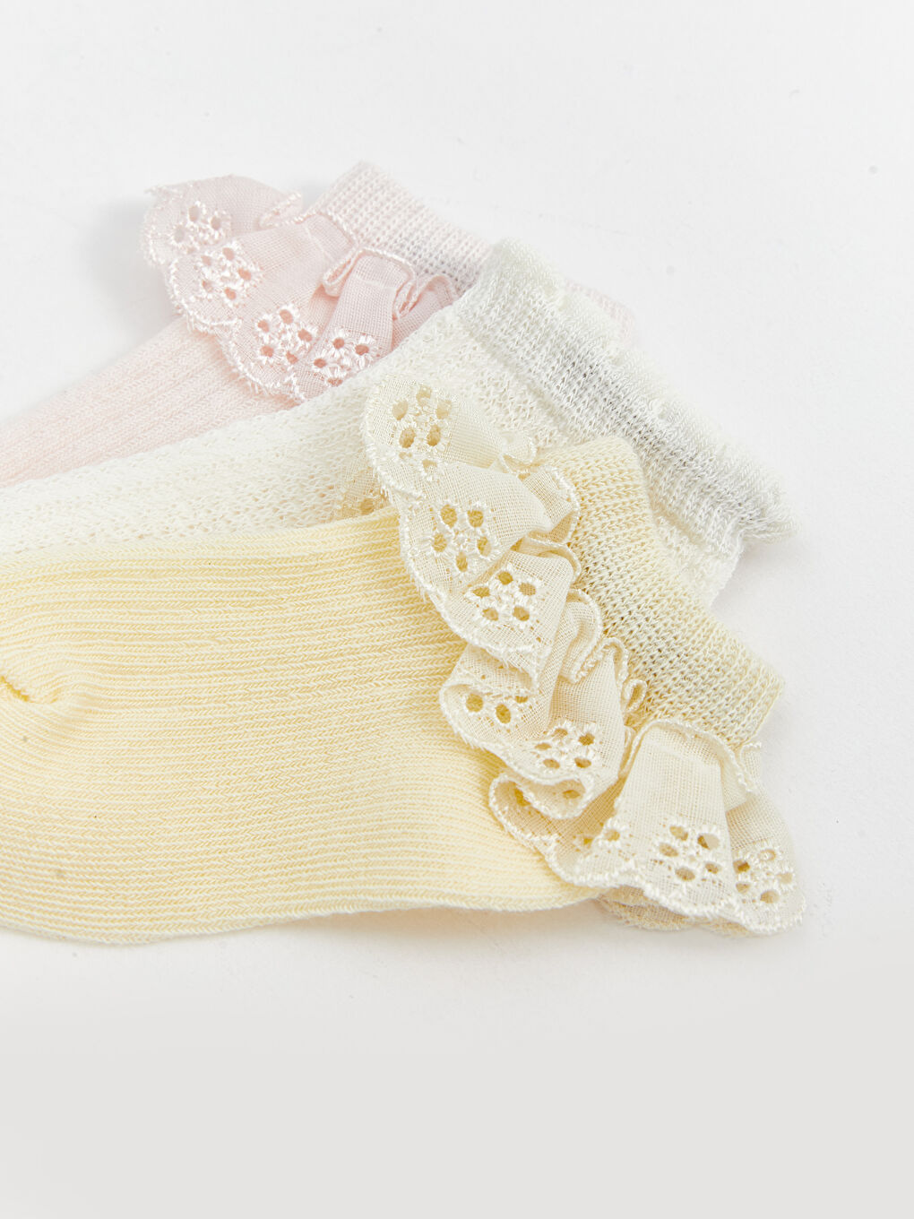 Basic Baby Girl Booties Socks 3 Pieces -S54252Z1-JY3