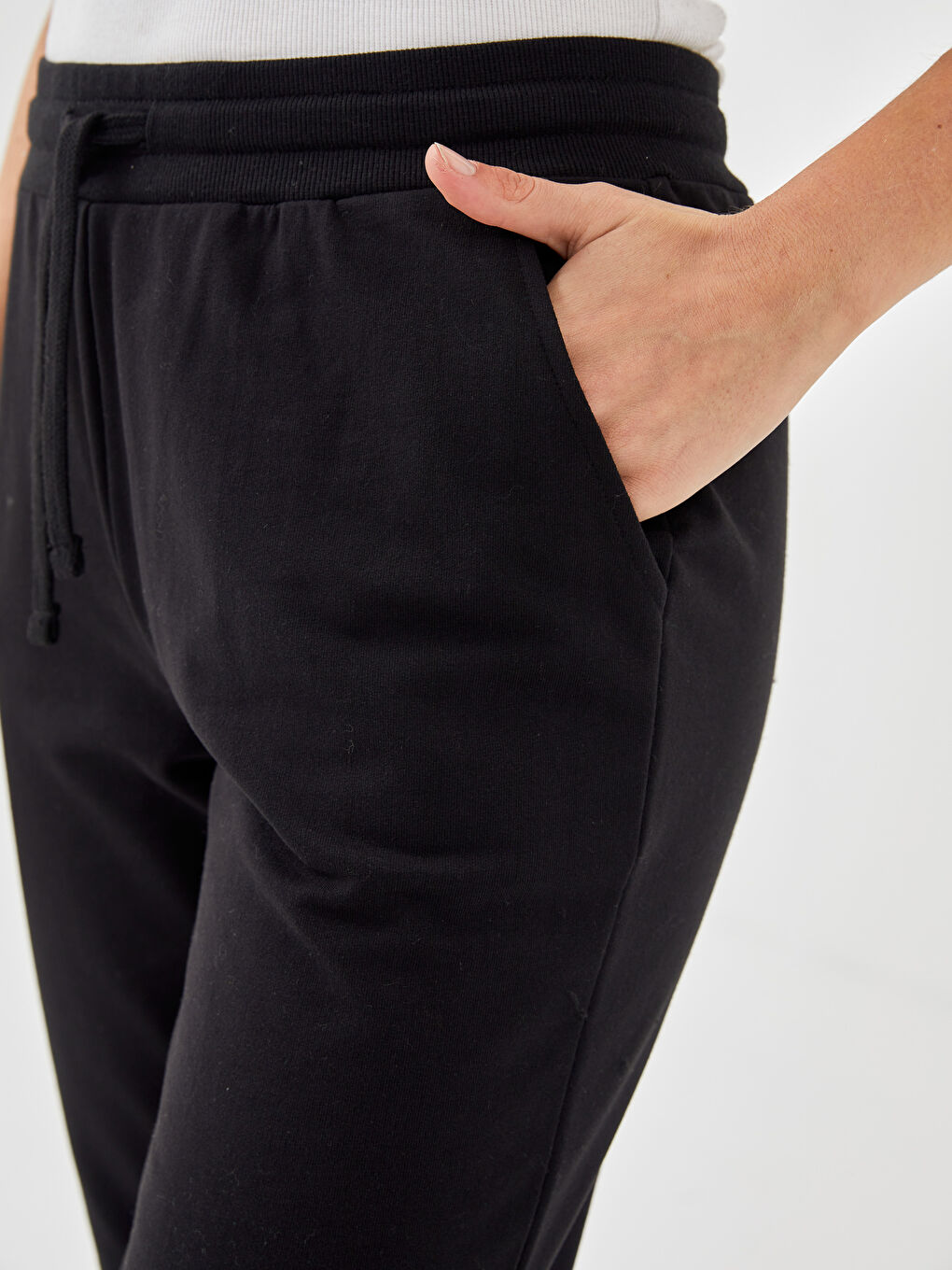Elasticated Waist Women's Jogger Sweatpants -S54270Z8-CVL