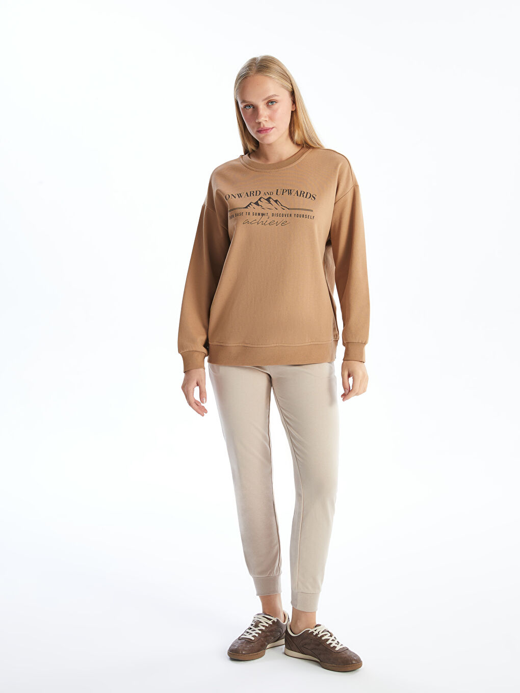 Elasticated Waist Women's Jogger Sweatpants -S54270Z8-VVB
