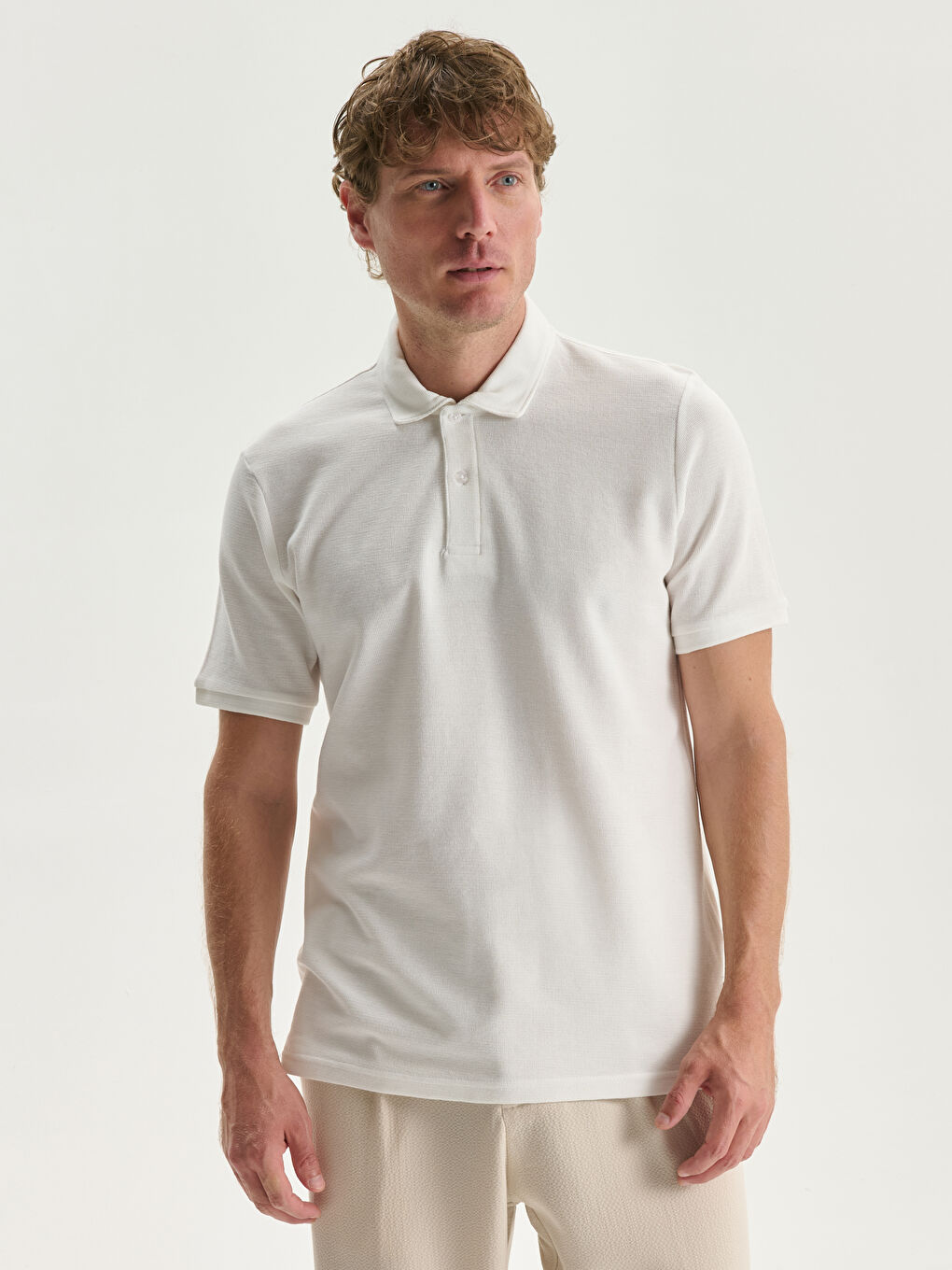 LCWAIKIKI Basic Ανδρικό T-Shirt με Λαιμόκοψη Polo -S54271Z8-R9J