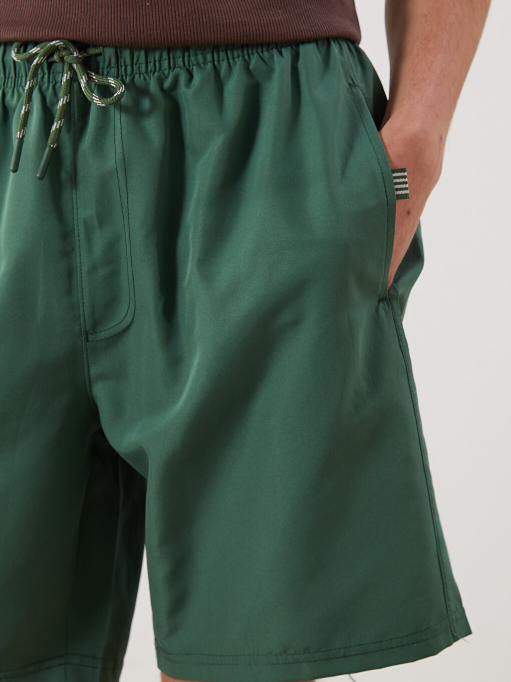 Knee Length Basic Men's Swimming Shorts -S54274Z8-H2K