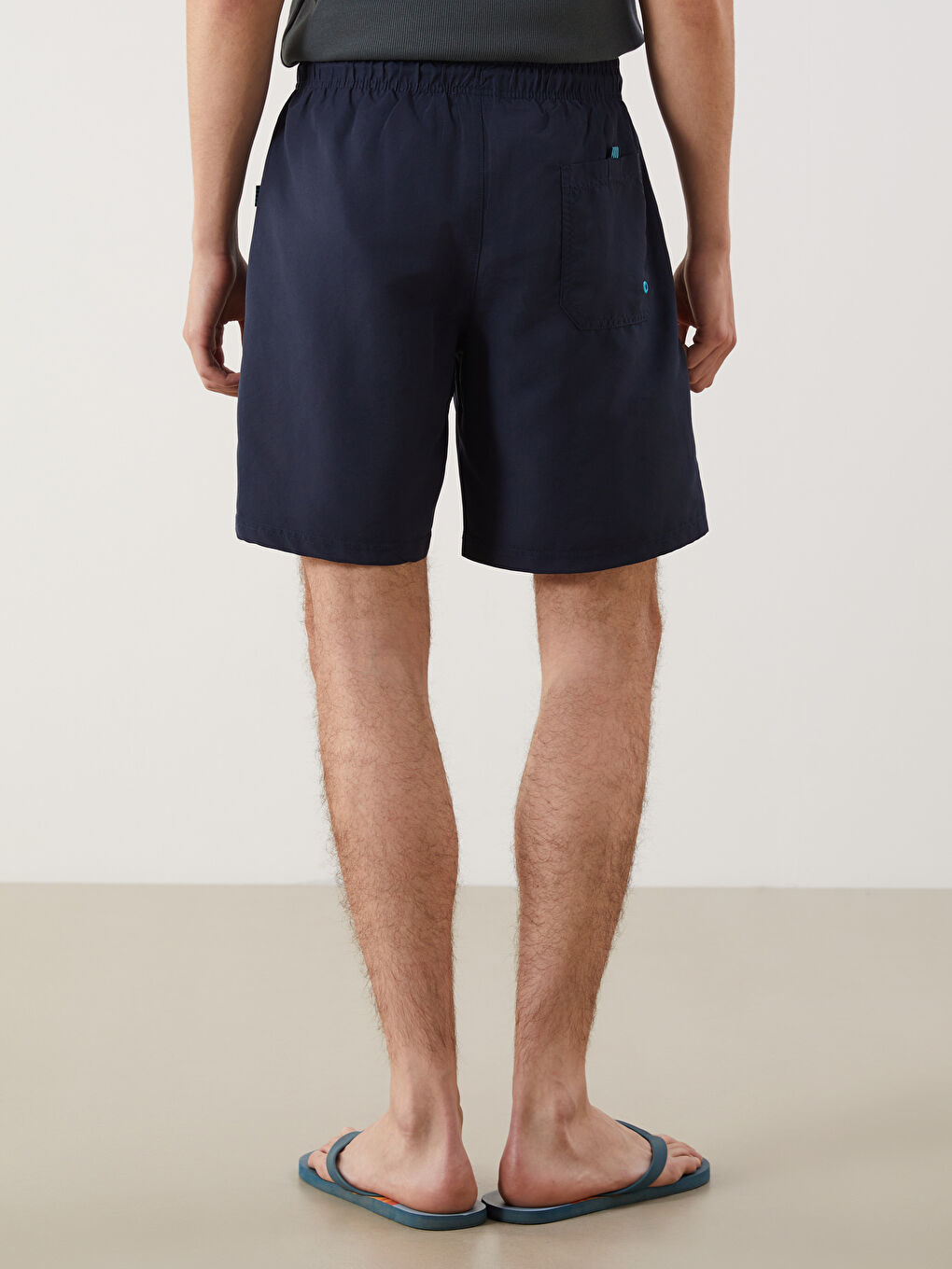 Knee Length Basic Men's Swimming Shorts -S54274Z8-KAX