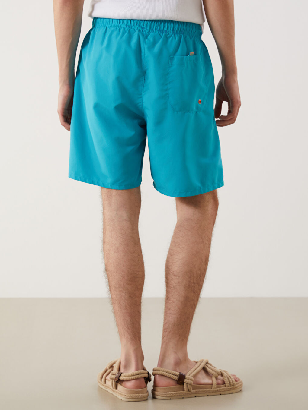 Knee Length Basic Men's Swimming Shorts -S54274Z8-SY5