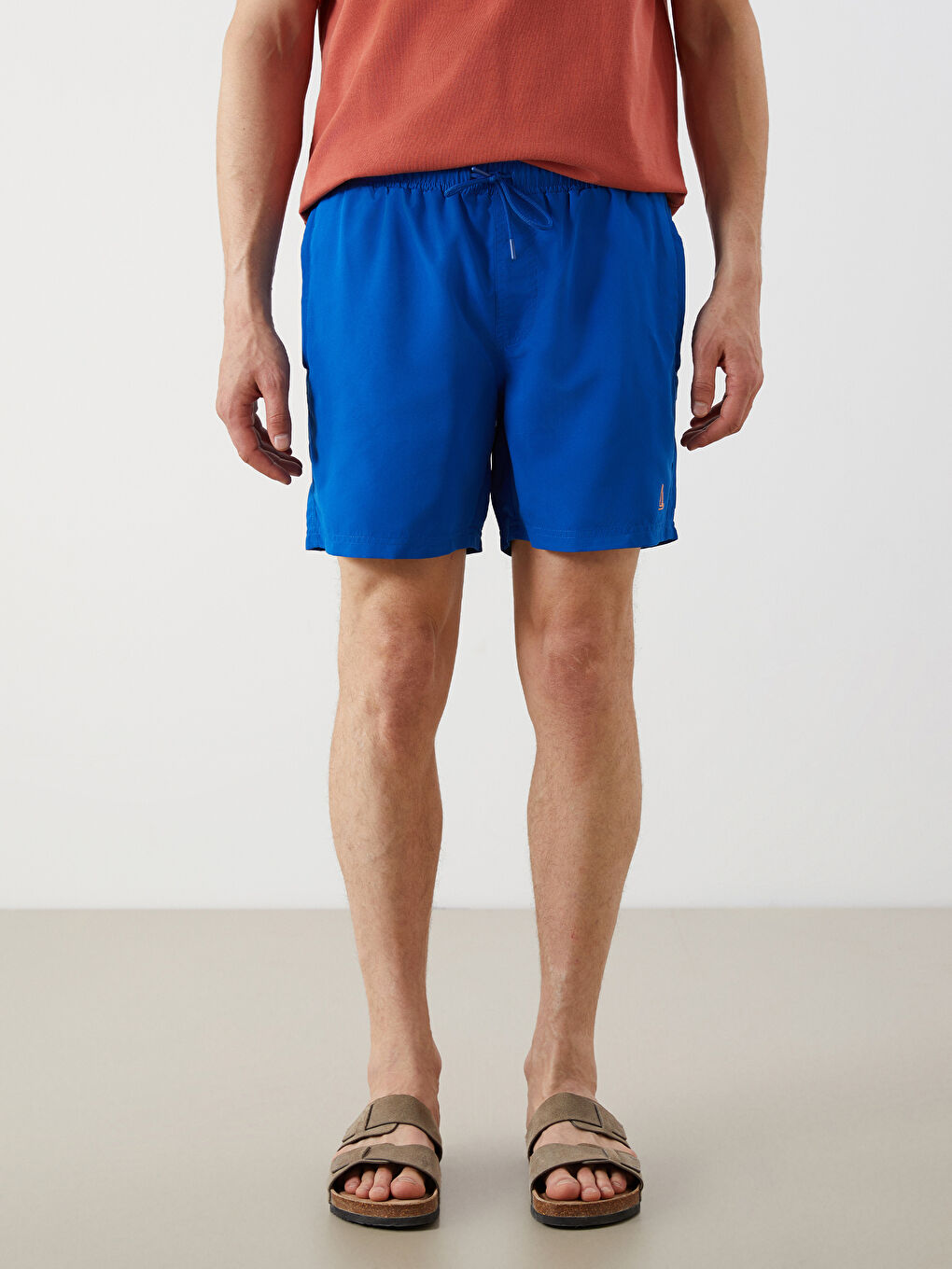 Short Length Basic Men's Swimming Shorts -S54284Z8-S7L
