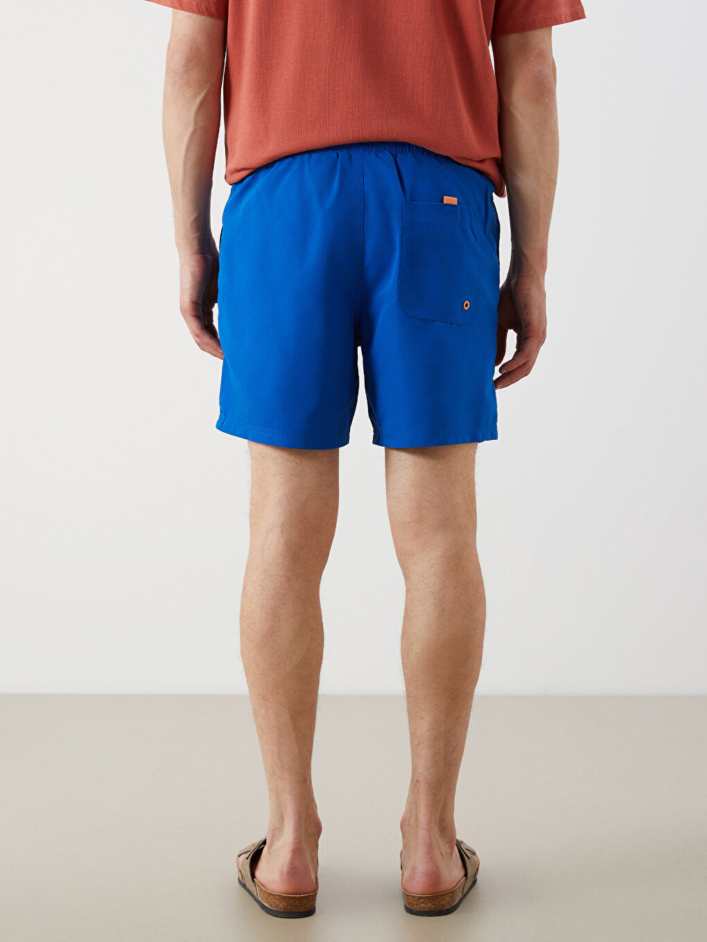 Short Length Basic Men's Swimming Shorts -S54284Z8-S7L
