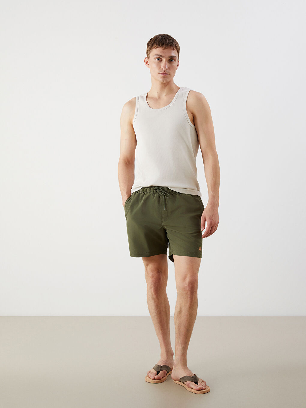 Short Length Basic Men's Swimming Shorts -S54284Z8-VZB