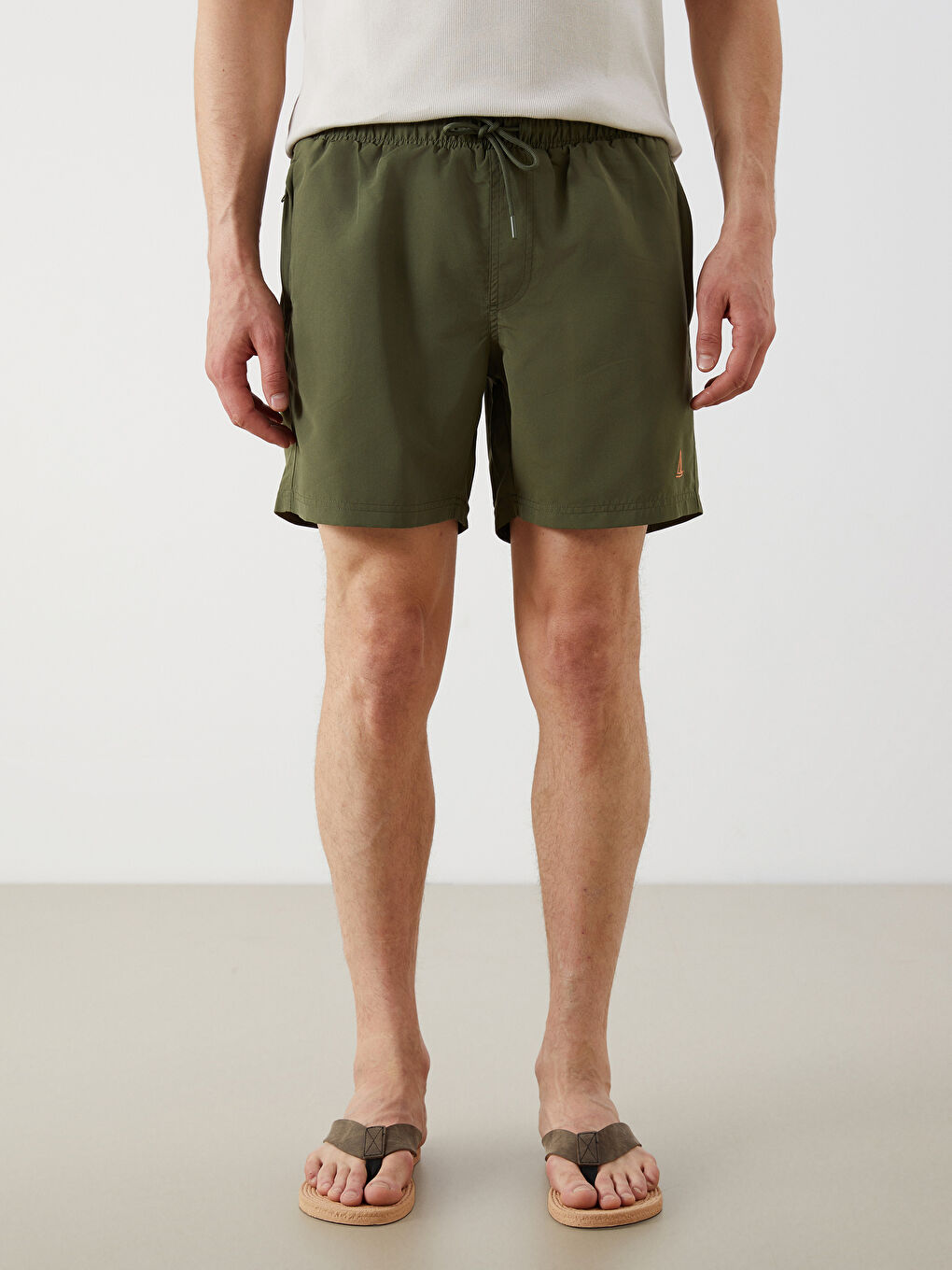 Short Length Basic Men's Swimming Shorts -S54284Z8-VZB