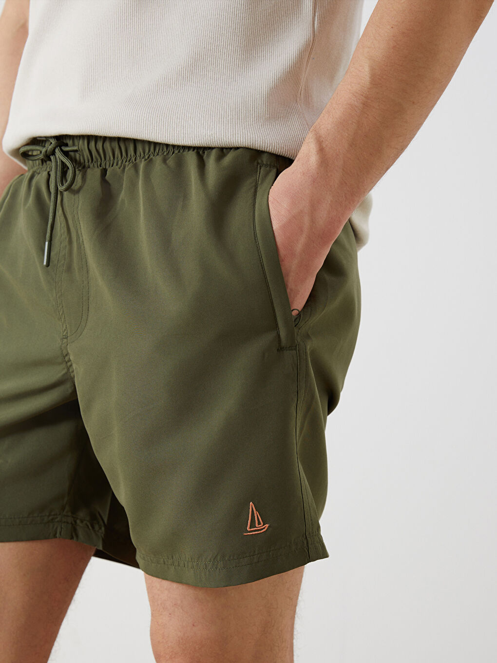 Short Length Basic Men's Swimming Shorts -S54284Z8-VZB