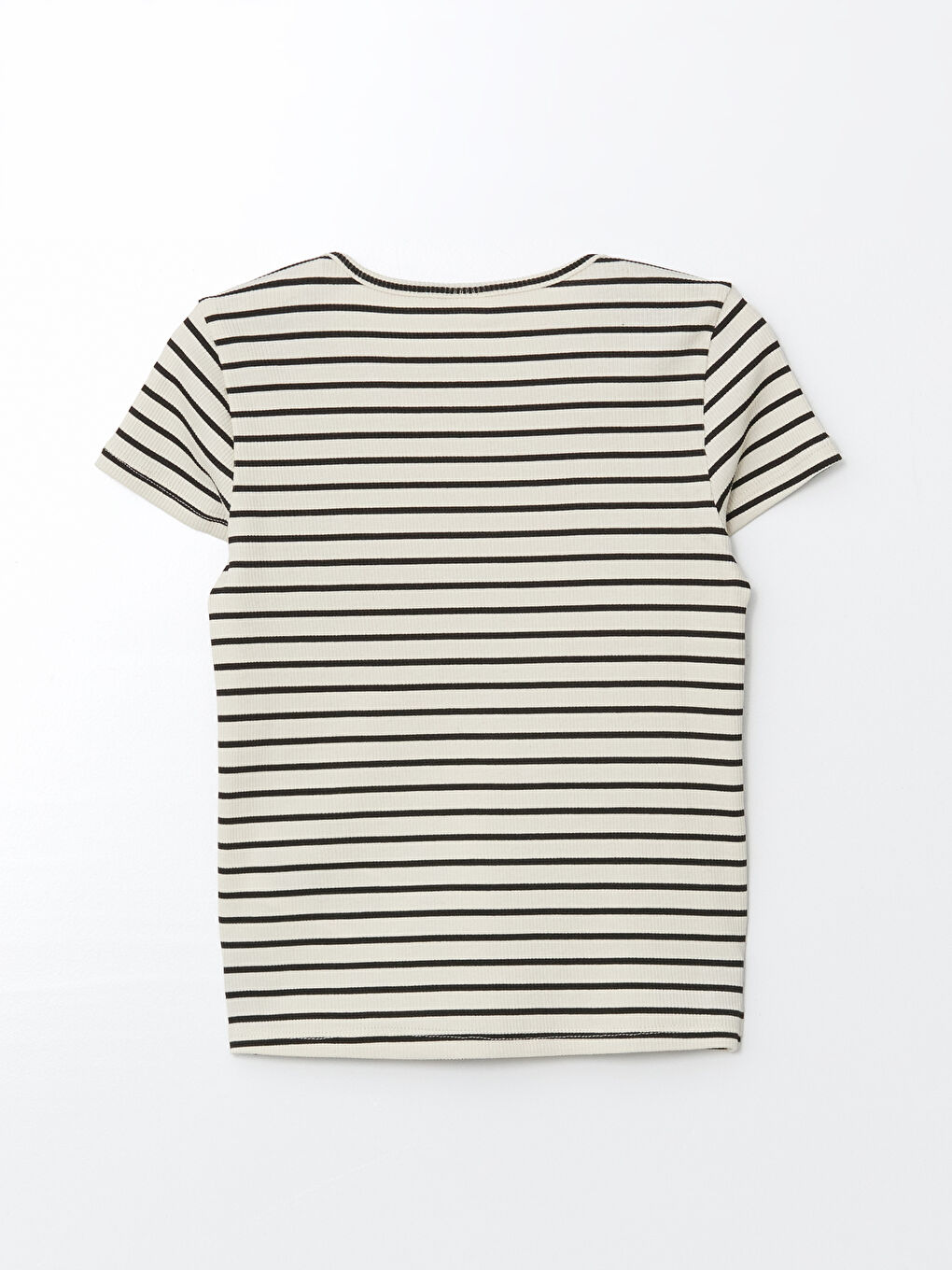 Crew Neck Striped Jersey Girls' T-Shirt -S54292Z1-LEG