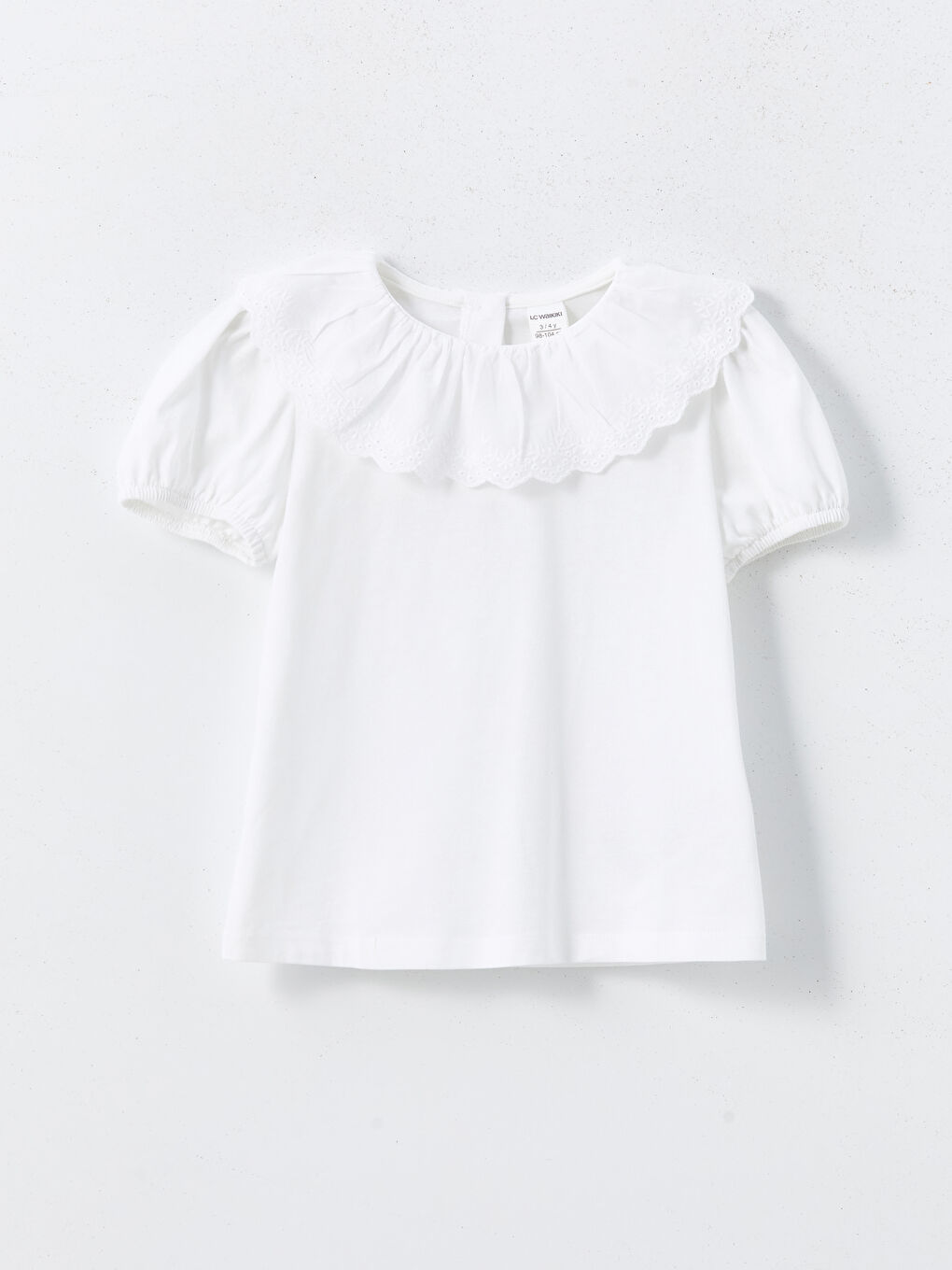 Crew Neck Basic Girls' T-Shirt -S54303Z1-JYX