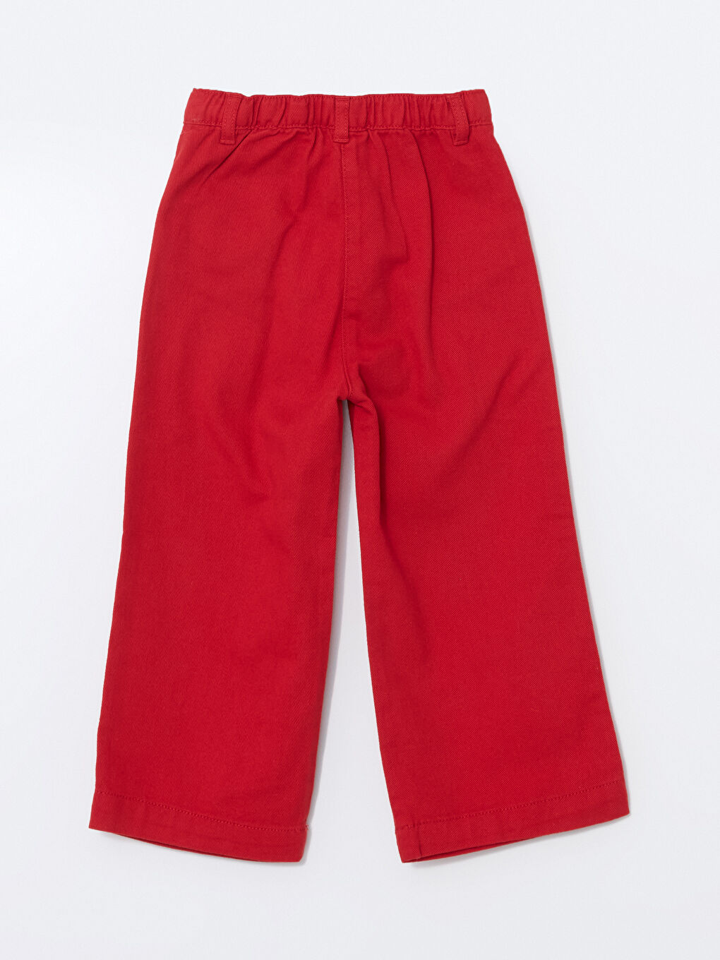 Elastic Waist Gabardine Girl Trousers -S54307Z1-DBB