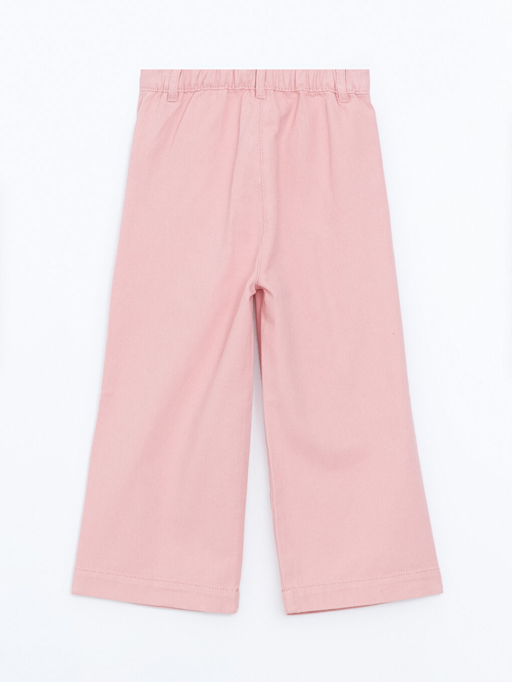 Elastic Waist Gabardine Girl Trousers -S54307Z1-FGV