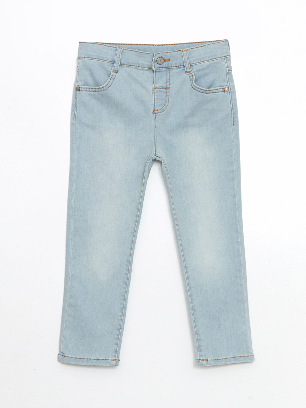 LCW Kids Indigo Beli Ayarlanabilir Erkek Çocuk Jean Pantolon
