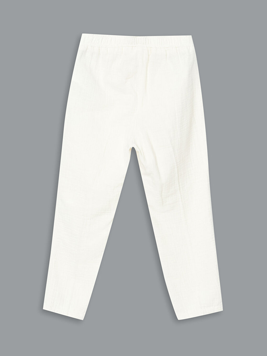 Bej Beli Lastikli Erkek Çocuk Pantolon-2