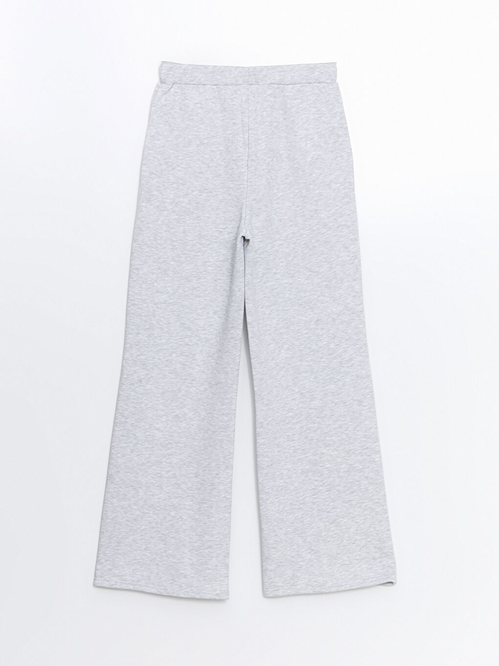 Elasticated Waist Plain Wide Leg Women's Sweatpants -S54329Z8-LAL