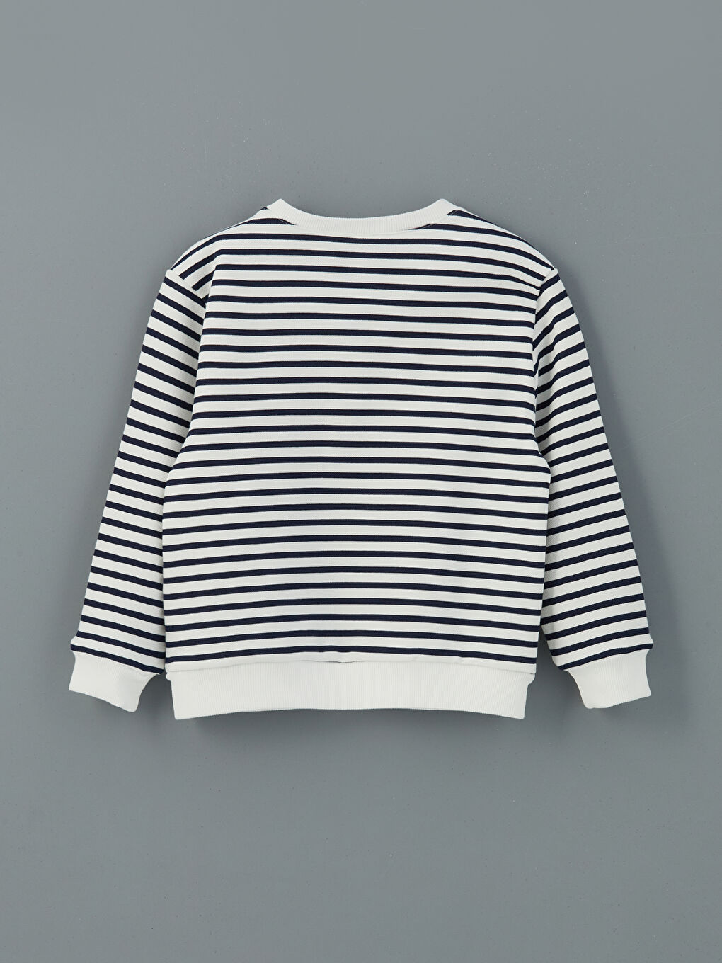 Crew Neck Striped Boy’S Sweatshirt -S54335Z1-LGS