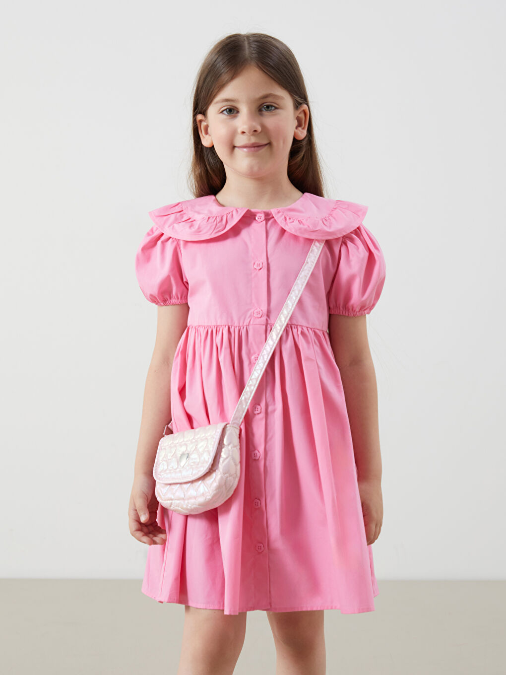 LCW Kids جل بۆ کچان یاخەی پیته‌ر پان پۆپلین -S54364Z1-FNL