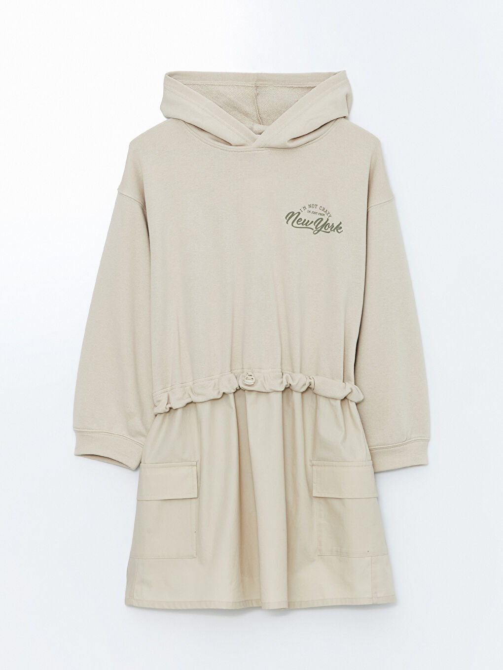 Hooded Girls' Dress -S54377Z4-RMT