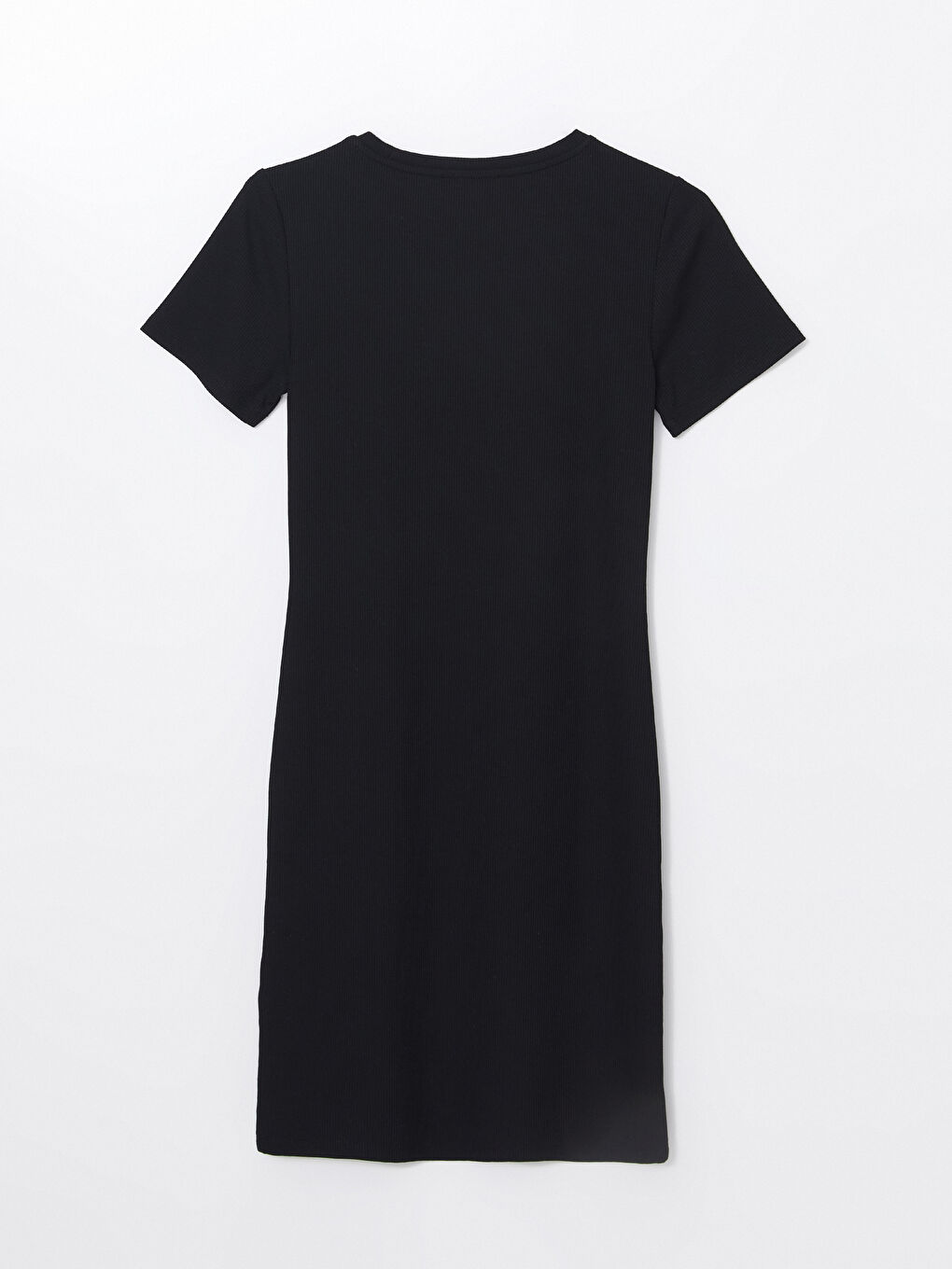 Crew Neck Textured Women's Dress -S54380Z8-CVL