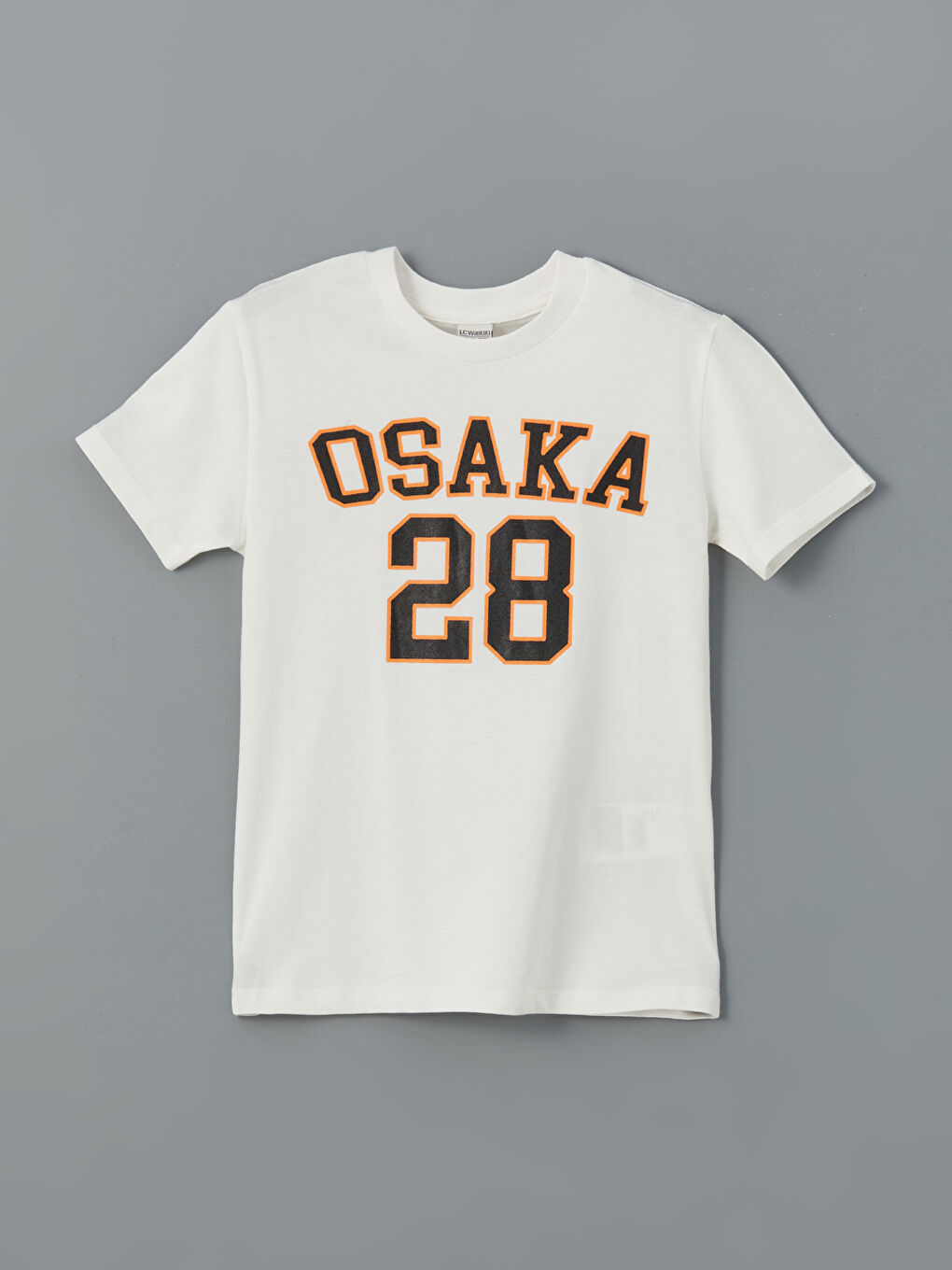 Crew Neck Osaka Printed Jersey Boys' T-Shirt