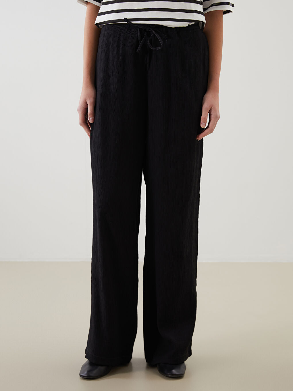 LCW Modest Hose mit Struktur und elastischem Bund für Damen -S54390Z8-CVL