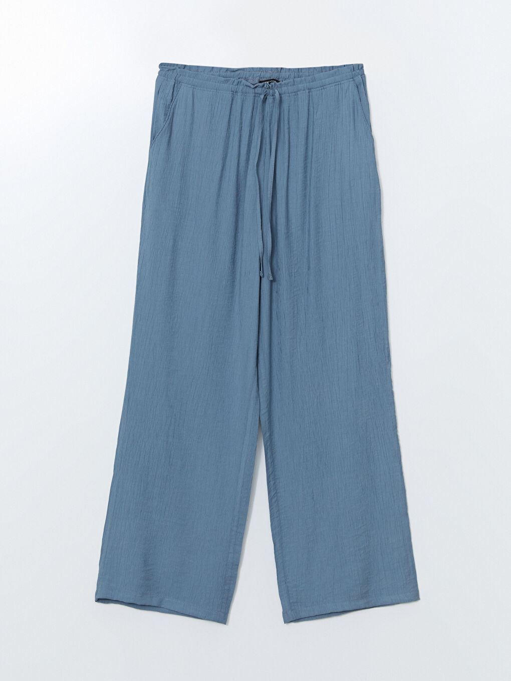 LCW Modest Elasticated Waist Textured Women's Trousers -S54390Z8-Q6L
