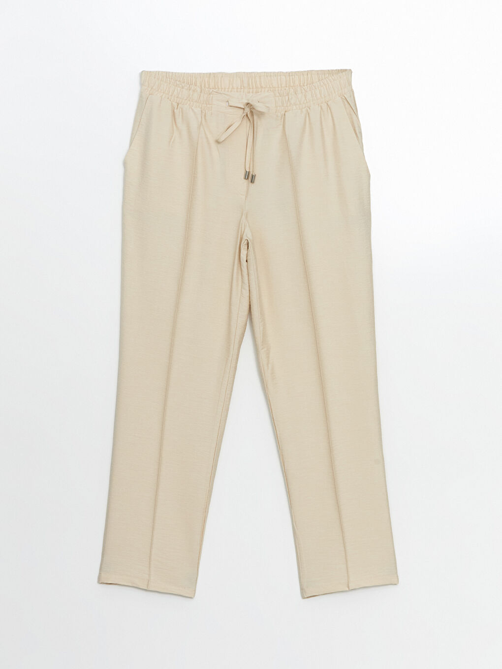 LCW Modest Beli Lastikli Kadın Pantolon -S54396Z8-GBY