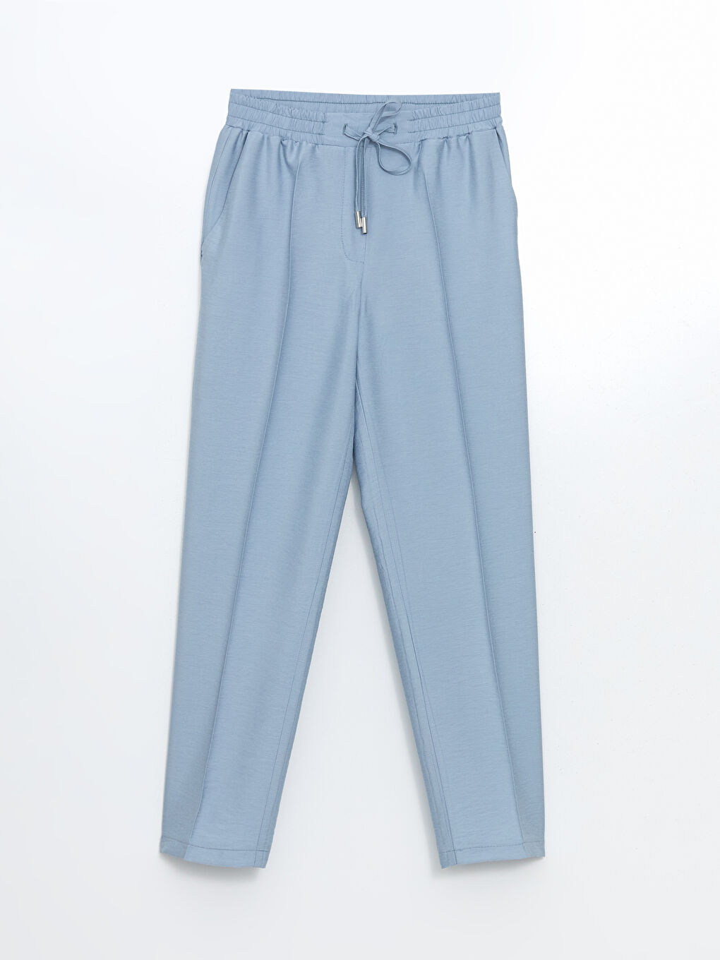LCW Modest Beli Lastikli Havuç Kesim Kadın Pantolon -S54396Z8-R0T