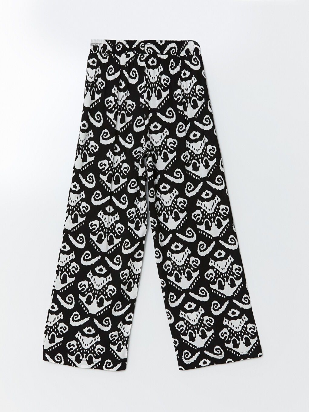 Pantalon à Taille Élastiquée à Motifs pour Femmes-5